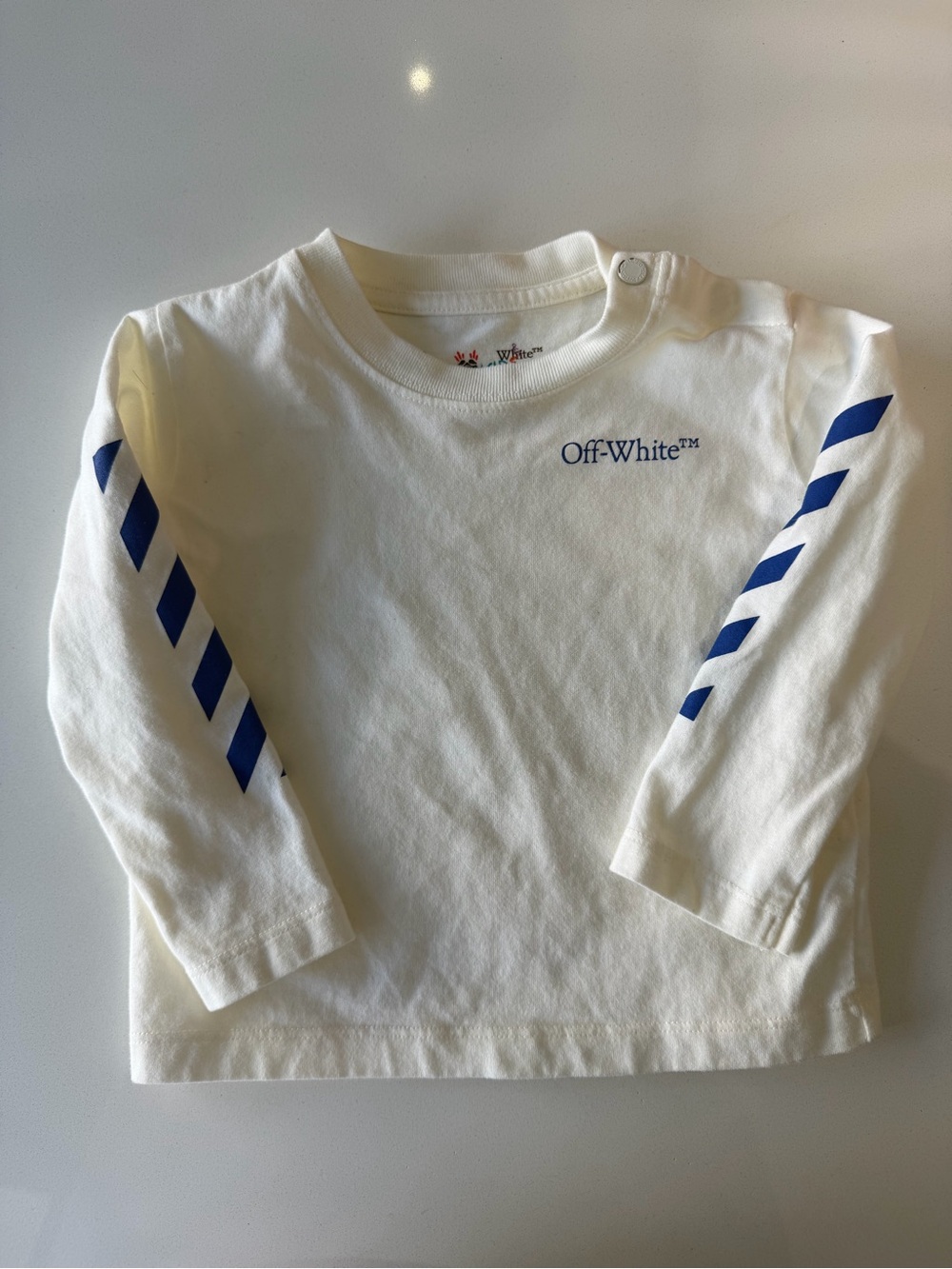 Off-White Kids Baby Long Sleeve Logo Shirt | 9–12M